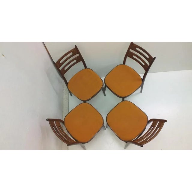 Chairs by Ton for Hala, Czechoslovakia, 1960s, Set of 4 For Sale - Image 4 of 12