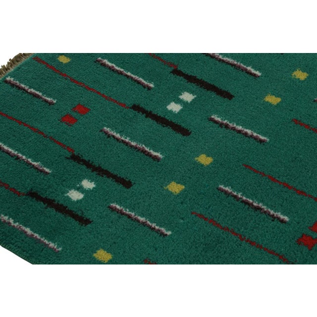 Rug & Kilim Vintage Zeki Müren Art Deco Rug, With Geometric Patterns, From Rug & Kilim For Sale - Image 4 of 7