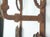Pair of Gothic Wrought Iron Grand Entry Double Door Pulls For Sale - Image 10 of 11