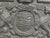Large Iron Fire Back with Royal Crest and Motto, Late 19th Century For Sale - Image 5 of 9