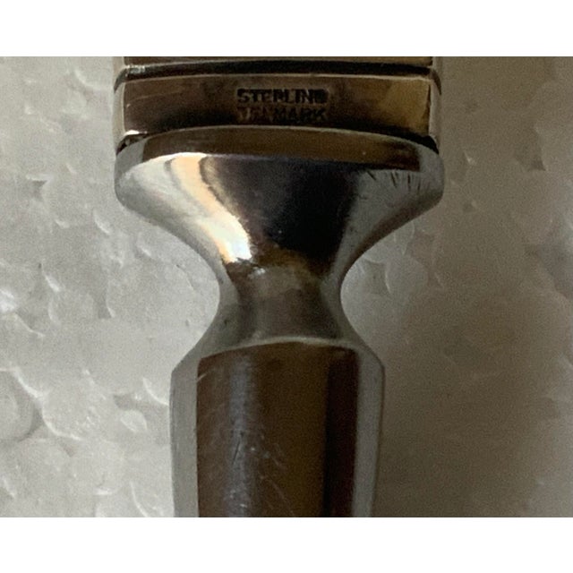 Georg Jensen 1920s Georg Jensen Sterling Carving Set- a Pair For Sale - Image 4 of 8