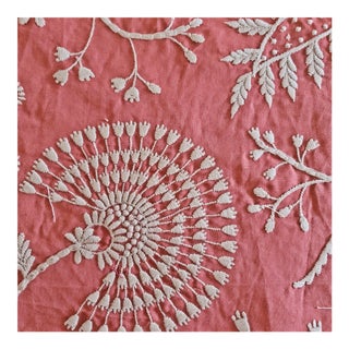 Colefax & Fowler Dandreon Embroidered Designer Fabric by the Yard For Sale