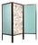 Three-Panel Screen in Brazilian Rosewood & Upholstered Fabrics by Sergio Rodrigues, 1960s For Sale