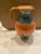 1980s French Provence Multi-Color Glazed Decorative Ceramic Pitcher For Sale - Image 4 of 10