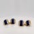 Metal Vintage Antique Boucheron Paris French Art Deco 18k Gold & Lapis Lazuli Cufflinks - 2 Pieces For Sale - Image 7 of 10