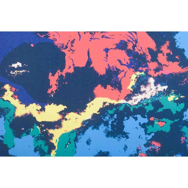 Kirsten Ernst, Abstract Composition, 1980, Color Lithograph on Paper For Sale - Image 3 of 6