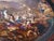 Large Hand-Painted Wall Charger Plate Depicting Roman Battle with Semi Nude Sabine Woman, 1866 For Sale - Image 10 of 18