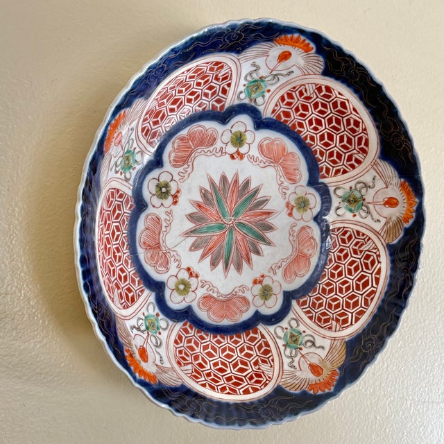 Japanese Antique Japanese Imari Porcelain Bowl For Sale - Image 3 of 8