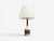 Gordon & Jane Martz, Table Lamp, Walnut, Beige Ceramic, Usa, 1960s For Sale - Image 4 of 11