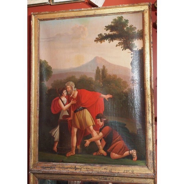 French 19th Century French Trumeau Mirror For Sale - Image 3 of 11