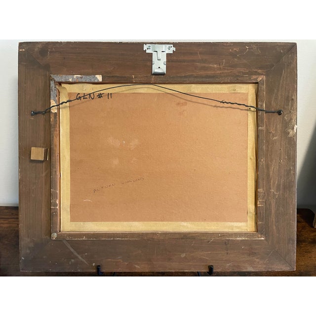 1950s "Autumn Woodland", George Laurence Nelson Original Oil Painting, 1955 For Sale - Image 5 of 10