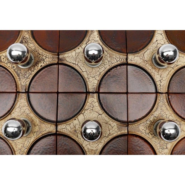 1960s Vintage Ceramic Wall Lights by Pan Keramik, 1960s, Set of 2 For Sale - Image 5 of 18