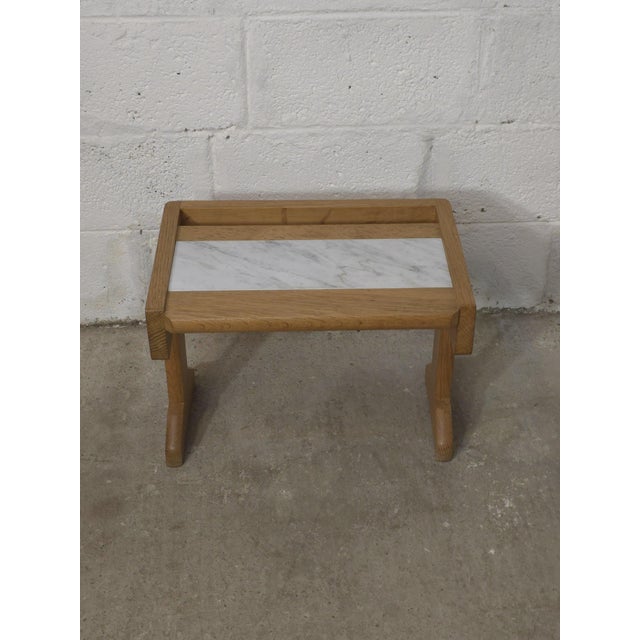 Side Table attributed to Guillerme et Chambron, 1970s For Sale - Image 11 of 16