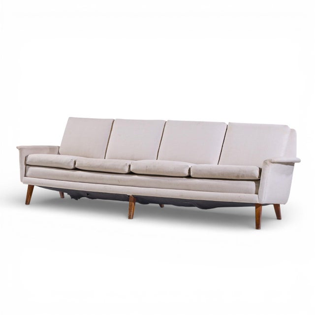 Mid-Century Modern Folke Ohlsson for Dux Mid Century Danish Sofa For Sale - Image 3 of 9