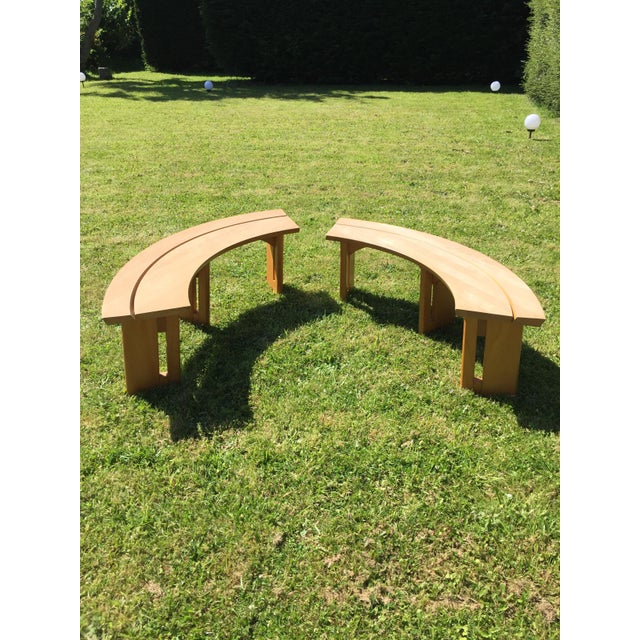 Vintage Benches from Pierre Chapo, 1973, Set of 2 For Sale - Image 6 of 18