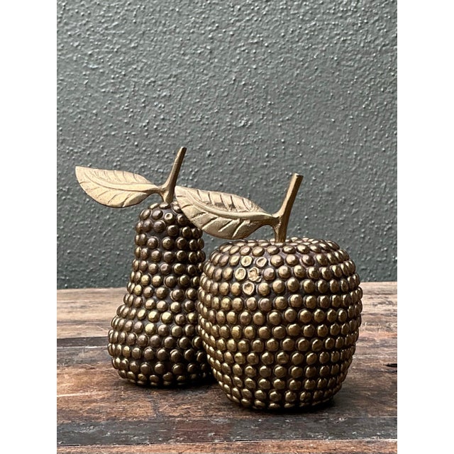 Vintage Studded Apple and Pear For Sale In West Palm - Image 6 of 11