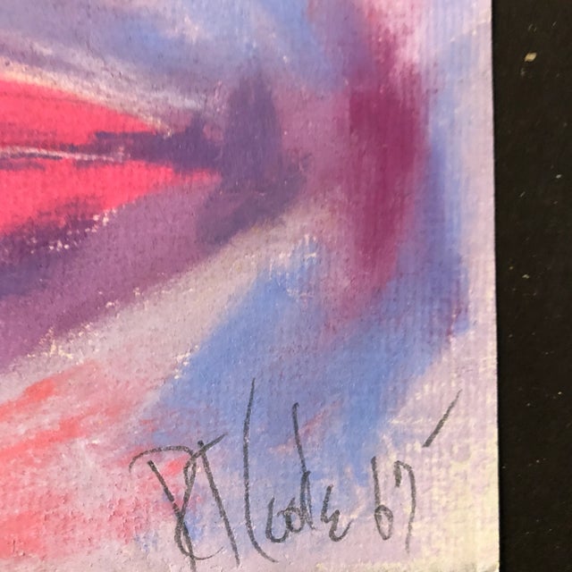 Original pastel drawing on paper Signed bottom right 9.25 x 12.5 unframed