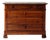 19th Century French Walnut Chest of Drawers With Marble Top For Sale