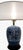 Traditional Vintage Blue and White Porcelain Ginger Jar Lamps For Sale - Image 3 of 3