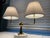 Mid-Century Modern Authentic Jonathan Adler Milano Brass & Carrara Marble 2-Arm Lamp For Sale - Image 3 of 17