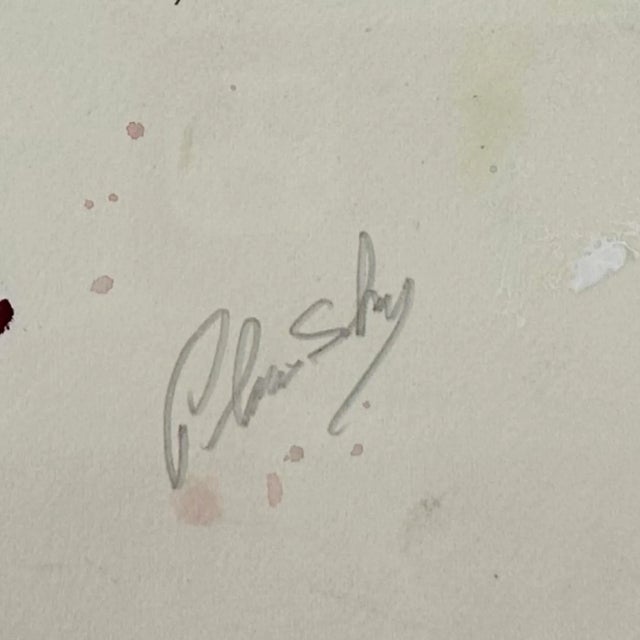 Carl Plansky Male Nude, Expressionist, Gouache and Acrylic, 21st Century For Sale - Image 4 of 4