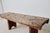 18th Century Folk Art Handcrafted Bench in Pine, Northern Sweden, Late 1700s For Sale - Image 5 of 12