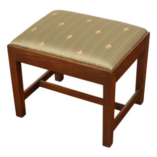 Kittinger Williamsburg Adaptation Mahogany Footstool For Sale