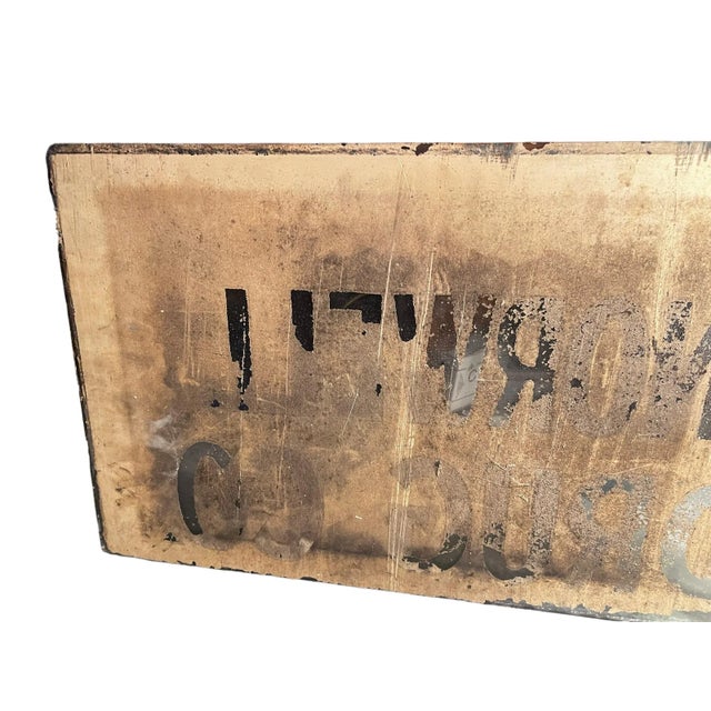 Green Vintage 1950’s Drug Pharmacy Reverse Painted Glass Advertisement Sign for Norwell Drug Co. For Sale - Image 8 of 10