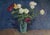 Original art - acrylic on canvas Still life vase of roses