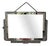 Art Deco Silver-Plated Metal Mirror, 1930s For Sale
