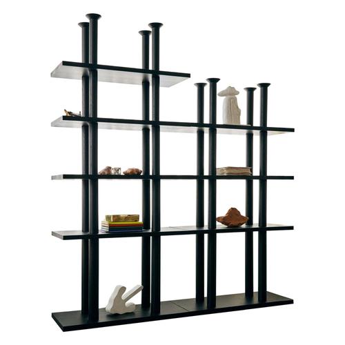 Peristylo Black Wood Shelves by Oscar Tusquets for BD Barcelona, Set of 2 For Sale - Image 16 of 16