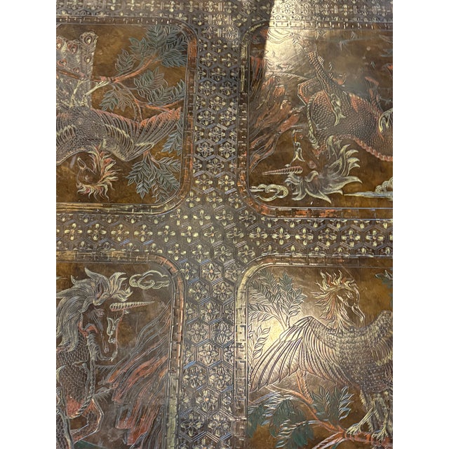 Vintage Mario Buatta for John Widdicomb Chinoiserie Ming Cocktail Coffee Table For Sale - Image 11 of 12