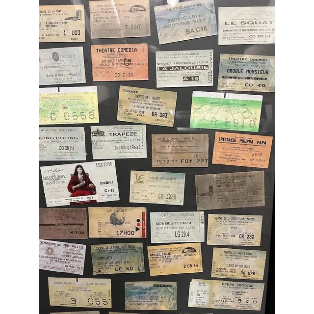 Lot of old concert tickets and supervised theater