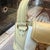 Louis Vuitton A Vintage Louis Vuitton Beige and White Leather Cruise Hand-Bag For Sale - Image 4 of 18
