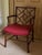 English Georgian Chinese Chippendale Style Mahogany Cockpen Armchair For Sale - Image 12 of 18