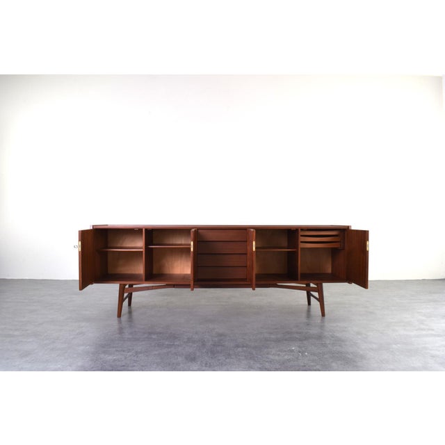 This teak sideboard chwas manufactured in Denmark in the 1960s. The furniture has been professionally and carefully...