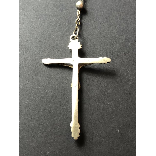 Antique Silver Rosary, 1890 For Sale - Image 3 of 11