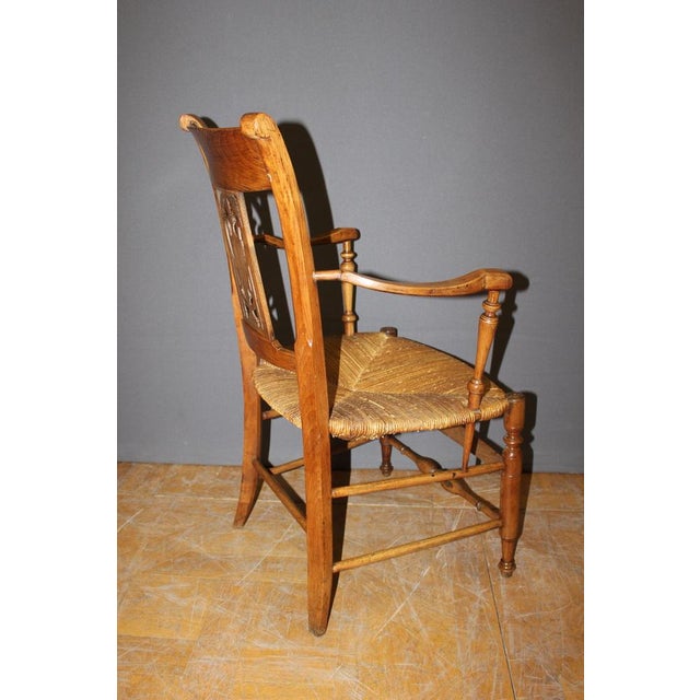 Brown Set of Vintage Armchairs in Cherry For Sale - Image 8 of 14