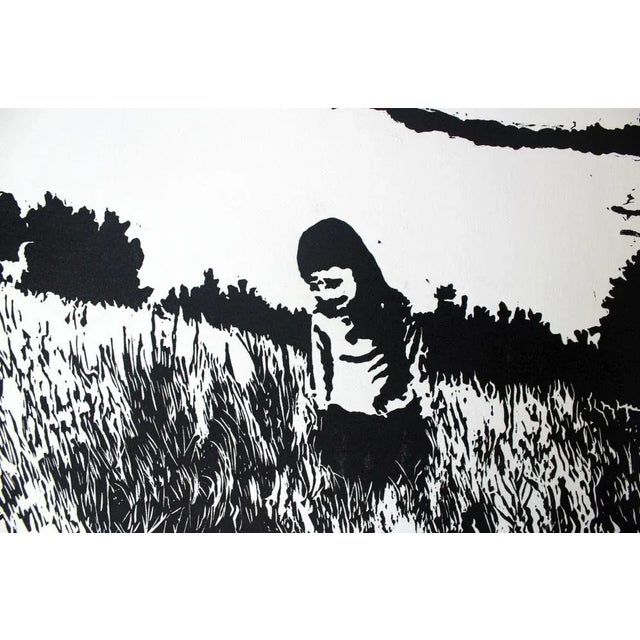 Contemporary Jolanta Babicz, A Company in Travels, 2012, Linocut For Sale - Image 3 of 5