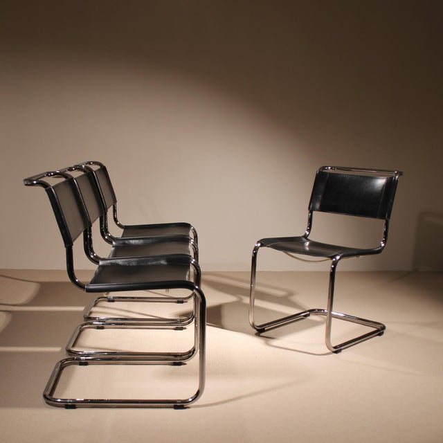 Cantilever S33 Chairs by Mart Stam for Thonet, Germany, 1926, Set of 4 For Sale - Image 6 of 16