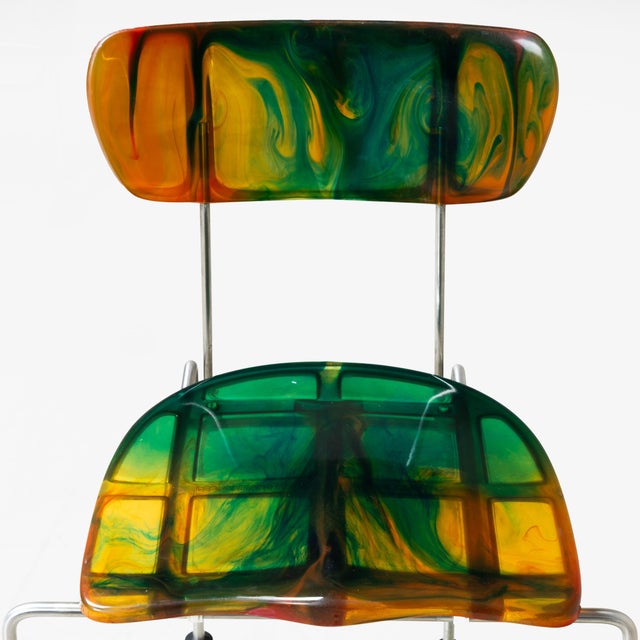 1980s Broadway Chairs by Gaetano Pesce for Bernini, 1980s, Set of 4 For Sale - Image 5 of 18