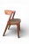 Danish Fire Chair in Teak and Black Leather by Kai Kristiansen, 1960s, in Flawless conditions. Designed 1950 to 1959