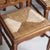 Brown Vintage French Dining Chairs with Woven Seats, Set of 8 For Sale - Image 8 of 17