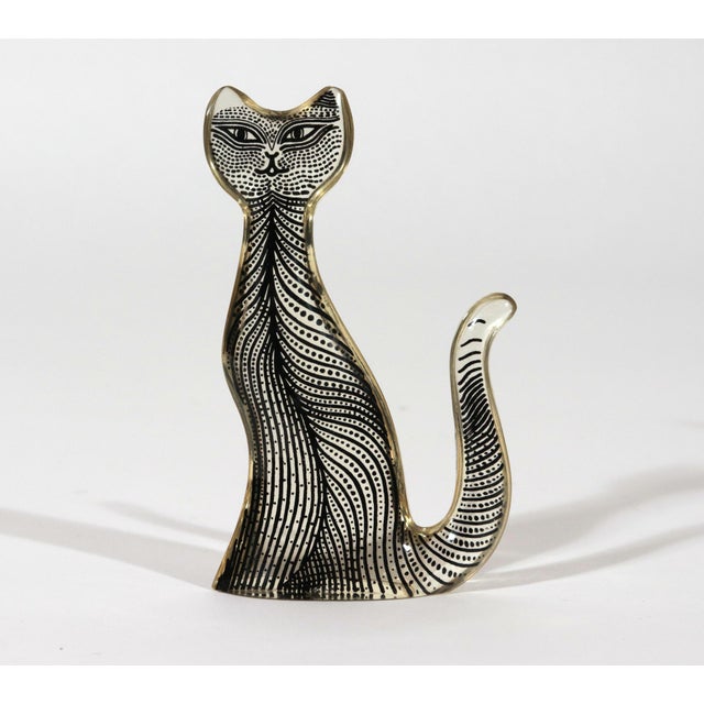 Plastic Abraham Palatnik Large Lucite Cats For Sale - Image 7 of 10