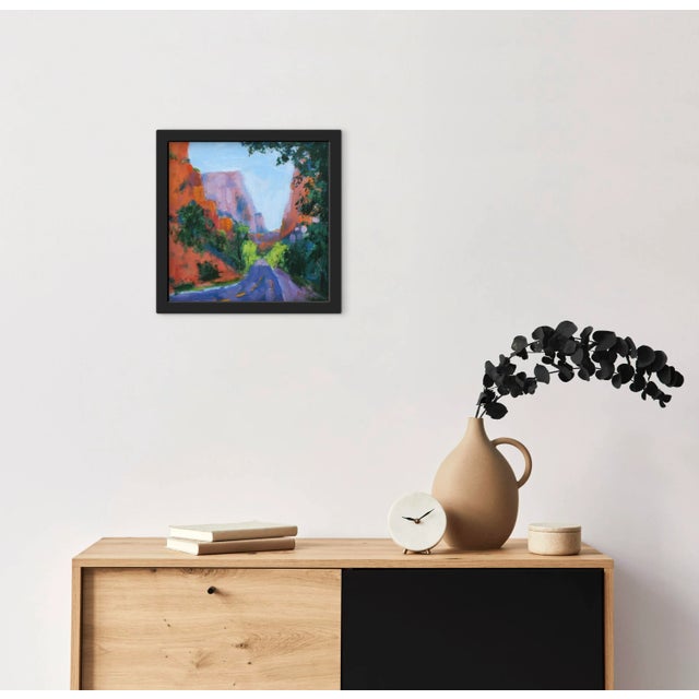 Quiet Places & Journeys — Zion National Park (Original Oil Landscape) For Sale - Image 4 of 18