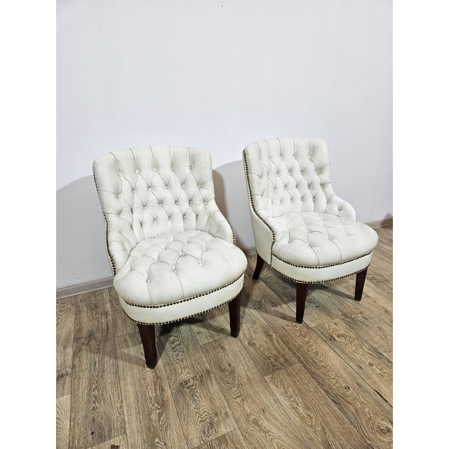Chesterfield Armchairs, England, 1960s, Set of 2 For Sale - Image 10 of 16