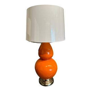 Orange Double Gourd Lamp For Sale