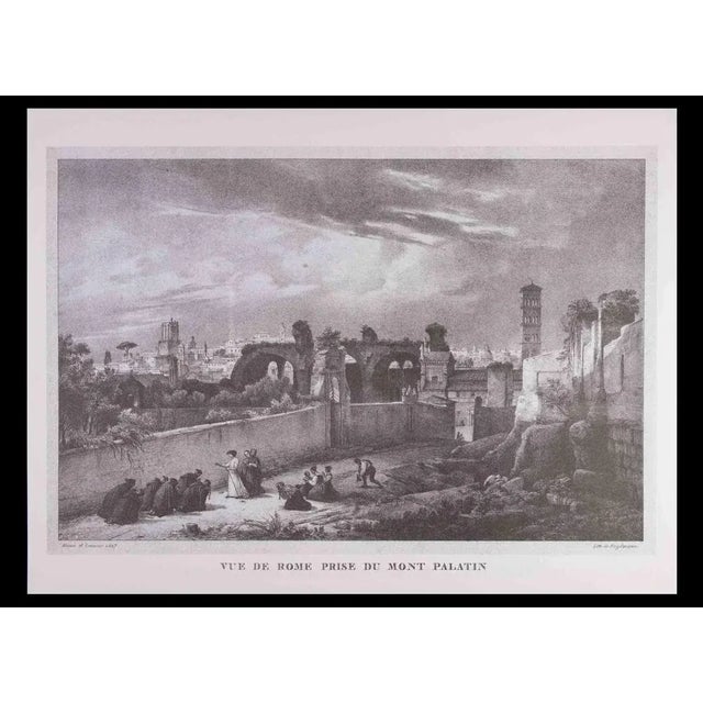 After G. Engelmann, Roman Temples and Ruins, Offset, Late 20th Century For Sale - Image 3 of 7