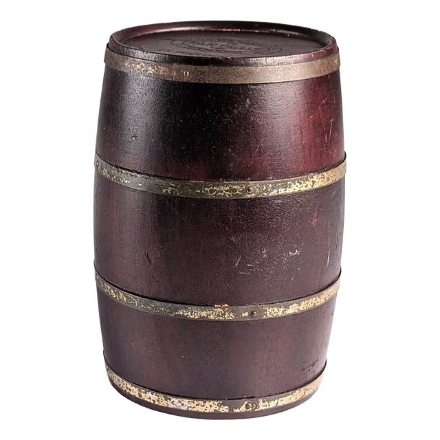 Mid-20th Century Partagas Wooden Humidor Barrel, Cuba For Sale