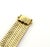 Late 20th Century Diamond Cut Design 18k Tricolor Gold Graduated Flex Bracelet 56g For Sale - Image 5 of 5